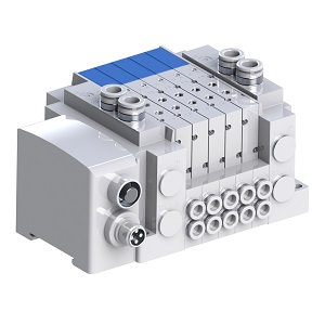 SY3000·5000-X990 系列 5通电磁阀 插入式 模块连接型 上配管 对应EX500网关分散系统(64点)
