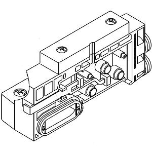 供排气端块组件 适用于SV1000/2000系列