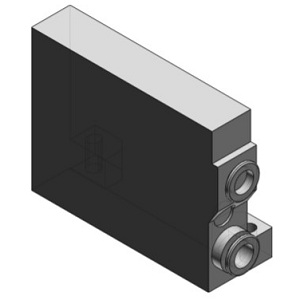 U侧端板组件 F,P,J,G,T,S,M组件用 适用于VQ2000系列