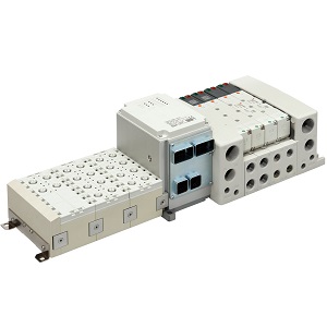 VQC2000-X57 系列 5通电磁阀 底板配管型 插入式组件 串行系统EX245 集装式