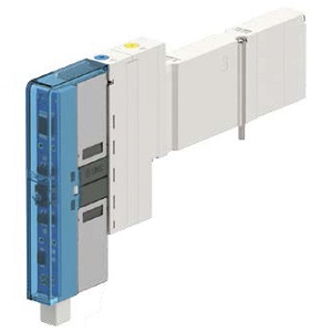 JSY1000/3000/5000 Series 紧凑型5通电磁阀 插入式 插件连接底板 EX600系列 对应安全通信协议(CIP Safety) 10型横配管型