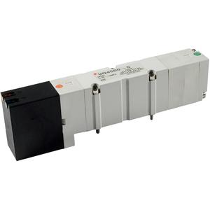VQ4000 系列 5通电磁阀 底板配管型 插入式组件 阀型号