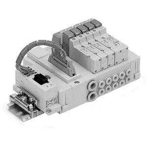 SY3000·5000 系列 对应EX510网关式串联传送系统 底板配管型集装式 组合式底板 插入式 45S6B型