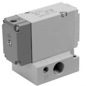 VPA*44 VPA300/500/700 系列 3通气控阀 底板配管型/单体