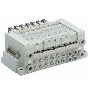 VQ1000/2000 系列 集装式 底板配管型 插入式单元 P组件(扁平电缆插头)10P,16P,20P用