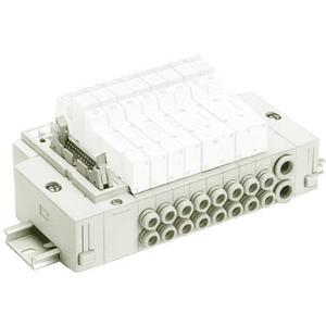 SY3000·5000 系列 底板配管型集装式 组合型底板 DIN导轨安装型 插入式配线 45P型