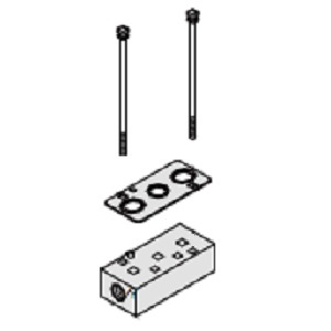 单独EXH隔板组件 适合底板:SS5YJ5-20(-Q)型,SS5YJ5-20P(-Q)型 适用于SYJ5000系列