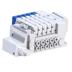 SY3000·5000-X990 系列 5通电磁阀 插入式 模块连接型 上配管 对应导线