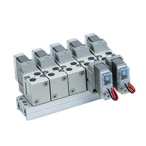 VF1000/3000/5000 系列 集装式 先导式5通电磁阀 直接配管型 共通排气型/各自排气型
