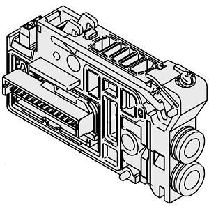 集装式可选部件 排气塞板组件 适用于VQC1000系列