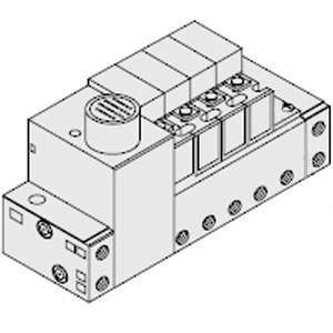 VQ100 系列 3通电磁阀 插入式组件 集装式