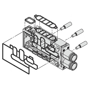 给排气块组件 EX120用 适用于JSY系列