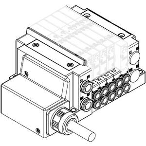 SY3000·5000·7000 系列 插入式插件连接底板 对应导线 12L型