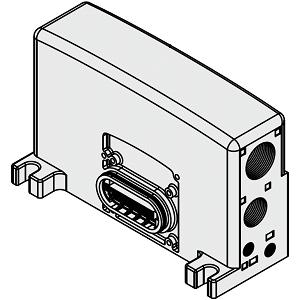 集装式组件型号 D侧端板组件 适用于VQC4000系列