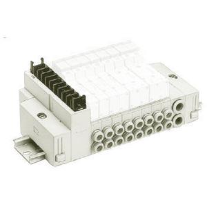 SY3000·5000 系列 底板配管型集装式 组合型底板 DIN导轨安装型 插入式配线 45T1型