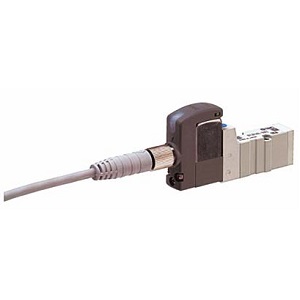 SYJ3000·5000·7000 系列 5通先导式电磁阀 弹性密封 直接配管型 符合IEC60947-5-2标准M8接头式 单体阀