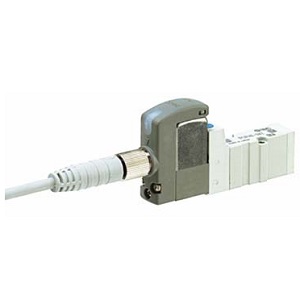 SYJ300·500·700 系列 3通电磁阀 弹性密封 直接配管型 符合IEC60947-5-2标准M8接头式 单体阀