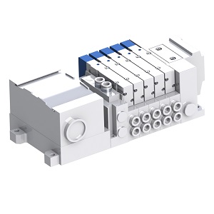 SY3000·5000-X990 系列 5通电磁阀 插入式 模块连接型 上配管 对应端子台盒