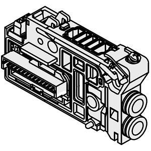 集装式组件型号 集装块组件 适用于VQC1000/2000系列