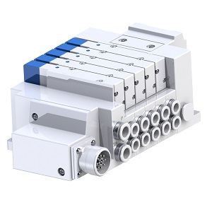 SY3000·5000-X990 系列 5通电磁阀 插入式 模块连接型 侧配管 对应多针插头