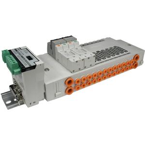 SY3000·5000 系列 底板配管型集装式 组合型底板 DIN导轨安装 对应EX122一体型串行传送式配线 45S型