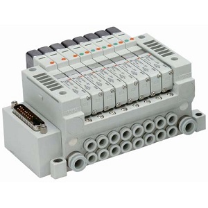 VQ1000/2000 系列 集装式 底板配管型 插入式单元 F组件(D型辅助插头) 15P用