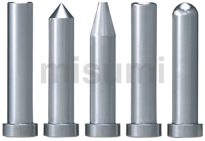 前端加工直型芯 -轴径(P)0.01mm指定-